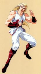 Rule 34 | 1990s (style), 1boy, andy bogard, blonde hair, fatal fury, long hair, martial arts, neo-geo, oobari masami, snk, the king of fighters