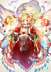 Rule 34 | 1girl, animal, animal ears, bandeau, bare shoulders, beads, bird, black footwear, blonde hair, brown thighhighs, chicken, collarbone, commentary request, dated, detached sleeves, ear piercing, feather hair ornament, feathers, glint, glowing, granblue fantasy, hair beads, hair ornament, harvin, high ponytail, highres, holding, long hair, long sleeves, mahira (granblue fantasy), navel, open mouth, pelvic curtain, piercing, pilokey, ponytail, red bandeau, signature, solo, thighhighs, very long hair, white feathers, white sleeves, wide sleeves