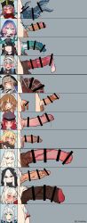 Rule 34 | 1futa, 6+girls, absurdres, aciddrop (arknights), ahoge, animal ear fluff, animal ears, animal penis, arknights, bar censor, bear ears, black hair, blue eyes, blue poison (arknights), blush, breasts, brown eyes, brown hair, censored, chart, chastity cage, checkered clothes, checkered scarf, clitoris, closed mouth, condom, condom on penis, deepcolor (arknights), dusk (arknights), earrings, embarrassed, erect clitoris, erection, female pubic hair, fingerless gloves, flaccid, foreskin, futanari, glasses, gloves, grani (arknights), green eyes, green hair, grey background, grey hair, hair between eyes, hair over one eye, hat, highres, hood, hood up, horns, horns through headwear, horse ears, horse penis, huge penis, jewelry, large breasts, large penis, long foreskin, long hair, looking at viewer, mirin chikuwa, multiple girls, open mouth, orange eyes, pallas (arknights), penis, penis chart, penis size difference, phimosis, pink hair, platinum (arknights), pointy ears, ponytail, precum, pubic hair, pussy, red eyes, red hair, rosa (arknights), rosmontis (arknights), scarf, shining (arknights), small penis, solo, tentacles, testicles, used condom, used condom on penis, veins, veiny penis, vermeil (arknights), vigna (arknights), white hair, yellow eyes