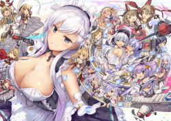 Rule 34 | aircraft, airplane, ajax (azur lane), animal ears, apron, ark royal (azur lane), azur lane, belfast (azur lane), biplane, black legwear, blonde hair, blue eyes, blush, bow, braid, breasts, chain, character request, cleavage, closed mouth, clothes lift, collar, collarbone, commentary request, corset, crown, cygnet (azur lane), cygnet (retrofit) (azur lane), detached sleeves, dress, drinking, eating, elbow gloves, erebus (azur lane), exeter (azur lane), food, food on face, french braid, frilled apron, frills, garter straps, gloves, hair between eyes, hair bow, hair ornament, hair over one eye, hairband, hat, headgear, highres, hood (azur lane), illustrious (azur lane), javelin (azur lane), large breasts, long hair, looking at viewer, low twintails, maid, maid apron, maid headdress, mini crown, mole, mole under eye, multiple girls, nelson (azur lane), open mouth, panties, prince of wales (azur lane), purple eyes, queen elizabeth (azur lane), rodney (azur lane), satou daiji, saucer, scarf, sitting, smile, terror (azur lane), thighhighs, triangle mouth, twintails, underwear, vampire (azur lane), warspite (azur lane), wavy mouth, white apron, white dress, white gloves, white hair, white legwear, white scarf, york (azur lane)