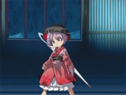 Rule 34 | 1girl, animated, animated gif, barefoot, bowl, duel, fighting, floral print, forest, hat, hime cut, holding, japanese clothes, kimono, leaf, long sleeves, looking at viewer, lowres, mallet, maple leaf, md5 mismatch, mini person, minigirl, mountain, nature, needle, night, obi, open mouth, orb, purple eyes, purple hair, sash, short hair, slashing, solo, sukuna shinmyoumaru, super robot wars, syope, touhou, ugoira, wide sleeves, yin yang, yuusha ou gaogaigar, yuusha series