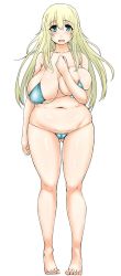 Rule 34 | 1girl, ayuayu (shouyu no sato), blonde hair, blue eyes, breasts, highres, huge breasts, plump