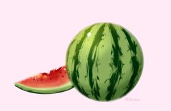 Rule 34 | food, fruit, tagme, ushijidraws, watermelon