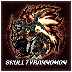 Rule 34 | digimon, digimon (creature), oridigi, original, sharp teeth, skeleton, skull, solo, teeth, tyranomon