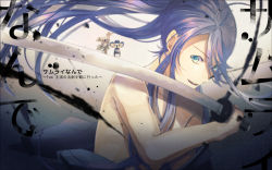 Rule 34 | 1boy, aqua eyes, bad id, bad pixiv id, collarbone, commentary, holding, holding sword, holding weapon, kamui gakupo, katana, koala, long hair, looking at viewer, male focus, open mouth, purple hair, smile, song name, soriku, sword, topless male, upper body, vocaloid, weapon