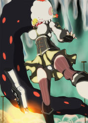 Rule 34 | 10s, 1girl, biting, blood, boots, breasts, charlotte (madoka magica), corset, defeat, fingerless gloves, gloves, gun, guro, head biting, kokushi, large breasts, magical girl, mahou shoujo madoka magica, mahou shoujo madoka magica (anime), mami mogu mogu, panties, pantyshot, spoilers, thighhighs, tomoe mami, underwear, weapon, white panties, witch&#039;s labyrinth
