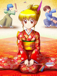 Rule 34 | 1990s (style), akazukin chacha, highres, japanese clothes, kimono, magical princess, riiya, shiine
