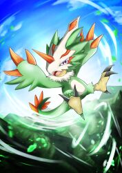 Rule 34 | claws, digimon, digimon (creature), highres, pteromon, tail, wind, wings