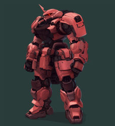 Rule 34 | absurdres, commentary, concept art, english commentary, gundam, highres, j z, machinery, mecha, mobile suit, mobile suit gundam, no humans, one-eyed, original, radio antenna, realistic, red eyes, redesign, robot, science fiction, sketch, zaku, zaku ii s char custom