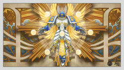 Rule 34 | angel, angel boy, armor, digimon, digimon (creature), full armor, highres, seraphimon, wings