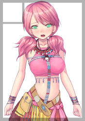 Rule 34 | 10s, 1girl, breasts, final fantasy, final fantasy xiii, mahito, oerba dia vanille, pink hair, square enix, twintails
