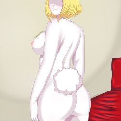 Rule 34 | 1girl, absurdres, ass, carrot (one piece), female focus, furry, furry female, highres, one piece, solo, white fur
