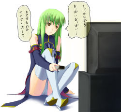 Rule 34 | 00s, boots, c.c., code geass, high heels, shinkirou (s-k-w), shoes, solo, thigh boots, thighhighs, translated
