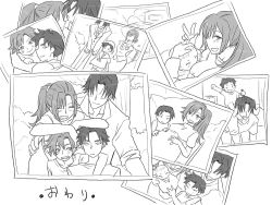 Rule 34 | 2boys, 2girls, alternate hairstyle, baby, brother and sister, comic, eroe, family, father and daughter, father and son, formal, genderswap, genderswap (mtf), good end, grabbing another&#039;s hair, greyscale, grin, hasumi souji (eroe), hug, husband and wife, igarashi kyou (eroe), kindergarten uniform, long hair, monochrome, mother and daughter, mother and son, multiple boys, multiple girls, original, photo (object), ponytail, pregnant, short hair, siblings, smile, suit, translation request, v