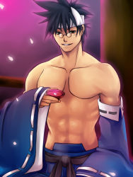Rule 34 | 1boy, mito anji, arc system works, glasses, guilty gear, male focus, solo, topless male, yu (8dgc4mfc)