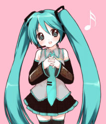 Rule 34 | 1girl, bad id, bad pixiv id, detached sleeves, hatsune miku, long hair, simple background, solo, thighhighs, twintails, usashiro mani, very long hair, vocaloid, zettai ryouiki