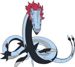 Rule 34 | chaosseadramon, cyborg, digimon, digimon (creature), dragon, highres, solo, tail, transparent background
