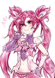 Rule 34 | 1girl, alternate costume, alternate hair color, alternate hairstyle, mismatched irises, elbow gloves, gloves, jinx (league of legends), league of legends, long hair, magical girl, star guardian (league of legends), star guardian jinx, twintails, very long hair
