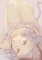 Rule 34 | 1girl, animal ears, barefoot, book, breasts, colorized, downblouse, gradient background, grey hair, highres, ishikkoro, knees together feet apart, looking at viewer, lying, messy hair, mouse ears, mouse tail, nazrin, nightgown, on back, open book, open mouth, red eyes, short hair, sketch, small breasts, solo, tail, tareme, thigh gap, touhou, upside-down
