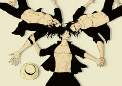 Rule 34 | 3boys, brothers, facial mark, family, father and son, hat, ladydeadpooly, male focus, monkey d. dragon, monkey d. luffy, multiple boys, one piece, open clothes, open shirt, portgas d. ace, shirt, siblings, straw hat, unworn headwear