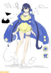 Rule 34 | 1girl, artist request, bandai, bare legs, blush, character sheet, digimon, digimon story: cyber sleuth hacker&#039;s memory, female focus, full body, long hair, long twintails, looking at viewer, mishima erika, official art, sketch, solo, twintails, very long hair, yellow eyes