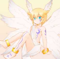 Rule 34 | 1boy, angel, digimon, holy ring, jewelry, lucemon, ring, solo, wings