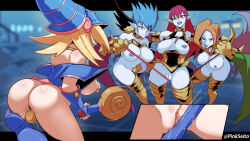 Rule 34 | 4girls, animal hands, armor, artist name, ass, bare shoulders, blonde hair, blue footwear, blue hair, blue headwear, blue skin, blush, boots, breasts, choker, claws, colored skin, commentary, corset, crotch rub, dark magician girl, duel monster, english commentary, feathered wings, feathers, female masturbation, female orgasm, femdom, fff threesome, green eyes, green feathers, green wings, group incest, group sex, hair between eyes, harpie lady, harpie lady (normal monster), harpie lady 2, harpie lady 3, harpie lady sisters, harpy, hat, huge ass, incest, large breasts, letterboxed, long hair, magical girl, masturbation, monster girl, mouth hold, multiple girls, navel, nipple chain, nipple stimulation, nipple tweak, nipples, open mouth, orange hair, orgasm, orphen (pink seito), paid reward available, pointy ears, purple feathers, pussy, red hair, shimaidon (sex), shiny skin, short hair, siblings, sisters, spiked armor, spiked hair, staff, threesome, uncensored, very long hair, whip, wide hips, winged arms, wings, wizard hat, yu-gi-oh!, yuri