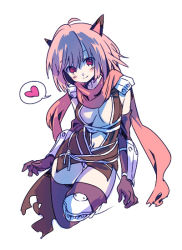 Rule 34 | 1girl, animal ears, armor, armored boots, arutopian, assassin cross (ragnarok online), black cape, black gloves, black leotard, black socks, blush, boots, breasts, cape, cat ears, closed mouth, commentary request, elbow gloves, full body, gauntlets, gloves, hair between eyes, heart, kneehighs, leotard, looking at viewer, medium breasts, navel, pauldrons, pink hair, ragnarok online, red eyes, red scarf, revealing clothes, scarf, short hair, shoulder armor, simple background, smile, socks, solo, spoken heart, torn cape, torn clothes, waist cape, white background