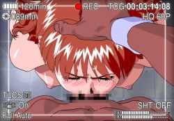 Rule 34 | 1boy, 1girl, animated, asuka (viper), blush, breasts, brown hair, censored, closed eyes, crying, dark-skinned male, dark skin, eyelashes, facing viewer, fellatio, from above, hands on another&#039;s head, hetero, kneeling, large breasts, long hair, male pubic hair, mosaic censoring, muscular, nipples, nude, on floor, oral, penis, pov, pov hands, pubic hair, rape, recording, shiny skin, solo focus, tagme, tears, third-party edit, viper, viper ctr