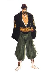 Rule 34 | 1boy, beads, hakama, hakama skirt, japanese clothes, jewelry, kusanagi saishu, male focus, manly, necklace, prayer beads, skirt, snk, solo, standing, the king of fighters