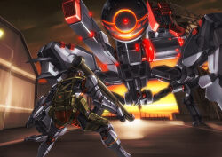 Rule 34 | 1boy, armor, big boss, metal gear (series), metal gear solid: peace walker, mk-5, peace walker (mecha), robot, rocket launcher, weapon