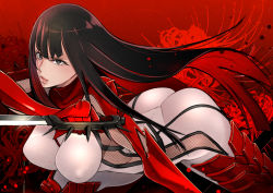 Rule 34 | 1girl, ass, bodysuit, breasts, butcha-u, hibana, kunoichi (game), large breasts, sega, solo, sword, thighs, weapon