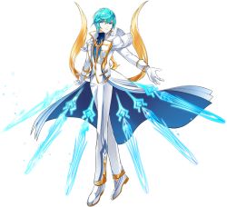 Rule 34 | 1boy, ainchase ishmael, arme thaumaturgy (elsword), blue eyes, blue hair, coat, elsword, energy sword, expressionless, full body, gloves, male focus, metal wings, multiple swords, official art, shoes, short hair, solo, sword, transparent background, weapon, wings