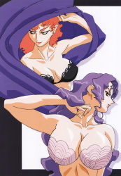 Rule 34 | 00s, breasts, character request, highres, purple hair, red hair, tagme, tenchi muyou!, tenchi muyou! gxp