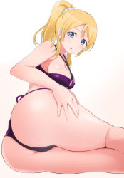 Rule 34 | 1girl, absurdres, ass, ayase eli, highres, love live!, love live! school idol project, swimsuit, wewe