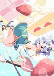 Rule 34 | 1girl, elf, flower, highres, kokkoro (princess connect!), pointy ears, princess connect!, red eyes, tagme, uruc, white hair
