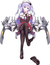 Rule 34 | 1girl, aiguillette, ajax (azur lane), argyle, azur lane, beret, black bow, black pantyhose, blush, bow, breasts, brown footwear, capelet, cleavage, colored eyelashes, crossed legs, detached sleeves, eyebrows, eyelashes, eyes visible through hair, facing viewer, feet, fingernails, floral print, flower, full body, grin, hair tie, hand to own mouth, hat, hat bow, head tilt, high-waist skirt, kaede (yumesaki kaede), leaf, lips, loafers, long hair, long sleeves, looking away, looking down, machinery, miniskirt, official art, pantyhose, pink eyes, plaid, purple hair, red skirt, remodel (azur lane), rose, shirt, shoes, single shoe, sitting, skirt, small breasts, smile, soles, solo, swept bangs, teeth, thighband pantyhose, toes, torpedo, torpedo tubes, transparent background, tsurime, turret, two side up, white capelet, white hat, white shirt
