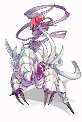 Rule 34 | + +, accelgor, black eyes, claws, commentary request, creatures (company), game freak, gen 5 pokemon, gen 7 pokemon, golisopod, highres, legs apart, looking to the side, nigiri (ngr24), nintendo, no humans, pokemon, pokemon (creature), simple background, standing, white background
