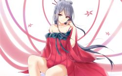 Rule 34 | 1girl, devil fish, long hair, luo tianyi, sitting, solo, tagme, very long hair, vocaloid, vocanese