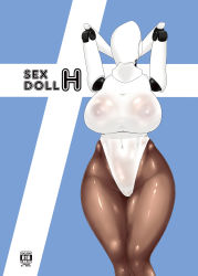 Rule 34 | 1girl, android, ass, breasts, covered erect nipples, haydee (game), haydee (haydee), helmet, huge ass, huge breasts, leotard, mask, ml, nipples, pantyhose, solo, thick thighs, thighs, wide hips