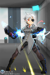 Rule 34 | absurdres, eyepatch, freedom wars, full body, gaian mk2, highres, self-upload, solo, standing, tagme, white hair