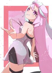 Rule 34 | 1girl, absurdres, breasts, creatures (company), game freak, highres, iono (pokemon), long hair, nintendo, pink eyes, pink hair, pokemon, pokemon sv, rono (lethys), small breasts, solo, very long hair