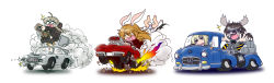 Rule 34 | 5girls, ahoge, animal ears, aston martin, aston martin db5, braid, car, charlotte e. yeager, chevrolet, chevrolet corvette, dog ears, ejection seat, erica hartmann, francesca lucchini, gertrud barkhorn, highres, james bond, long image, lynette bishop, mercedes-benz, mercedes benz, military, military uniform, motor vehicle, multiple girls, rabbit ears, ribbon, steering wheel, strike witches, thighhighs, uniform, vehicle, wide image, world witches series