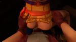 Rule 34 | 1boy, 1girl, 3d, animated, ass, doggystyle, dragon quest, dragon quest viii, drunk, hetero, jessica albert, orange hair, penis, pov, public indecency, sex, sex from behind, sound, twintails, uncensored, video, video