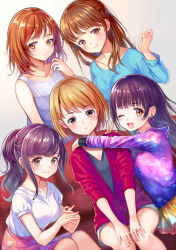 Rule 34 | 5girls, multiple girls, nishizawa, original, quintet