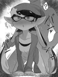 Rule 34 | + +, 1boy, 1girl, :o, ?, all fours, beanie, blush, bottomless, callie (splatoon), doggystyle, ear blush, earrings, eyebrows, grabbing another&#039;s hair, greyscale, hair ornament, hat, highres, jacket, jewelry, long hair, long sleeves, mole, mole under eye, monochrome, nintendo, open clothes, open jacket, organ rn, parted lips, pointy ears, sex, sex from behind, solo focus, splatoon (series), splatoon 2, star (symbol), star hair ornament, suction cups, sweat, tentacle hair, very long hair