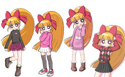 Rule 34 | 1girl, akazutsumi momoko, cckk, hyper blossom, orange hair, powerpuff girls z, red eyes