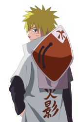 Rule 34 | absurdres, aged up, alternate costume, artist request, blonde hair, blue eyes, facial mark, hat, highres, hokage, layered sleeves, male focus, naruto, naruto (series), robe, solo, spiked hair, transparent background, uzumaki naruto, whisker markings