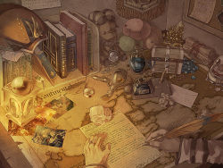 Rule 34 | 1boy, :3, arch bishop (ragnarok online), bapho jr, bible (object), bulletin board, commentary request, compass, crumpled paper, crystal, demon, desk, desk lamp, drops (ragnarok online), emperium, english text, envelope, flask, gem, goat, hat, inkwell, jewelry, lamp, leaf, letter, lock, long sleeves, male focus, map, necklace, padlock, peaked cap, photo (object), pocket watch, poporing, poring, potion, quill, ragnarok online, red hat, scroll, solo, susukinohukurou, treasure chest, unworn headwear, watch, writing