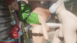 Rule 34 | 2futa, 3d, animated, blonde hair, blue eyes, breasts, cammy white, capcom, clothed sex, clothes, clothing aside, fingerless gloves, futa with futa, futanari, gloves, grabbing, green leotard, han juri, hat, holster, holstered, large penis, large testicles, leg grab, leg up, leotard, leotard aside, long hair, looking at viewer, medium breasts, open mouth, penis, pixel-perry, red gloves, sex, standing, standing on one leg, standing sex, street fighter, testicles, twintails, video